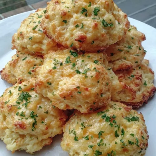 Biscuits au fromage de cheddar façon Red Lobster dorés et moelleux