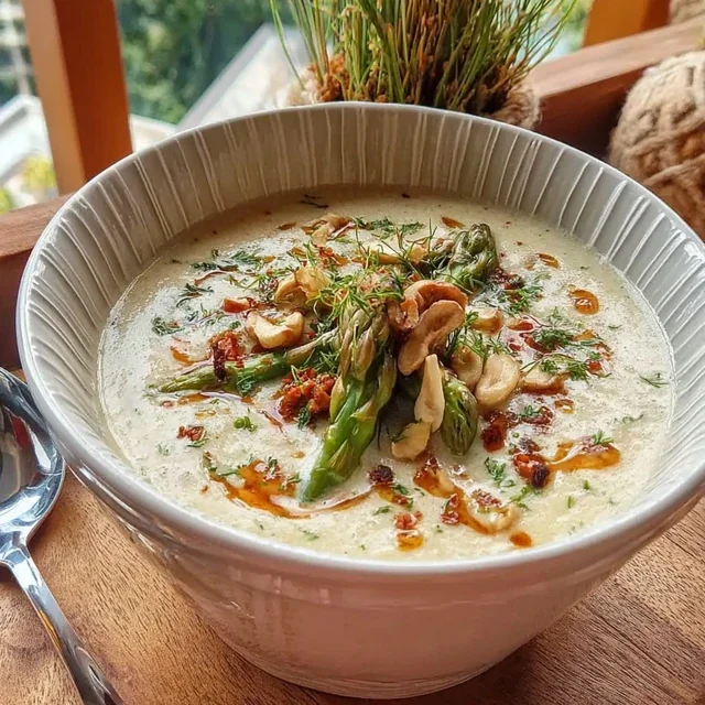 Cremige Spargelsuppe in 20 Minuten