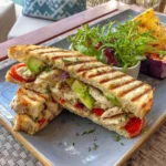 Gegrilltes Hähnchen-Avocado-Sandwich