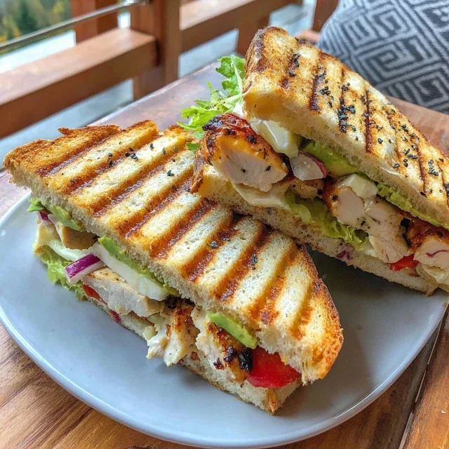 Gegrilltes Hähnchen-Avocado-Sandwich