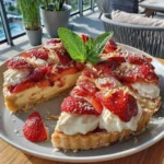 Oster-Erdbeertarte mit Zitronencreme