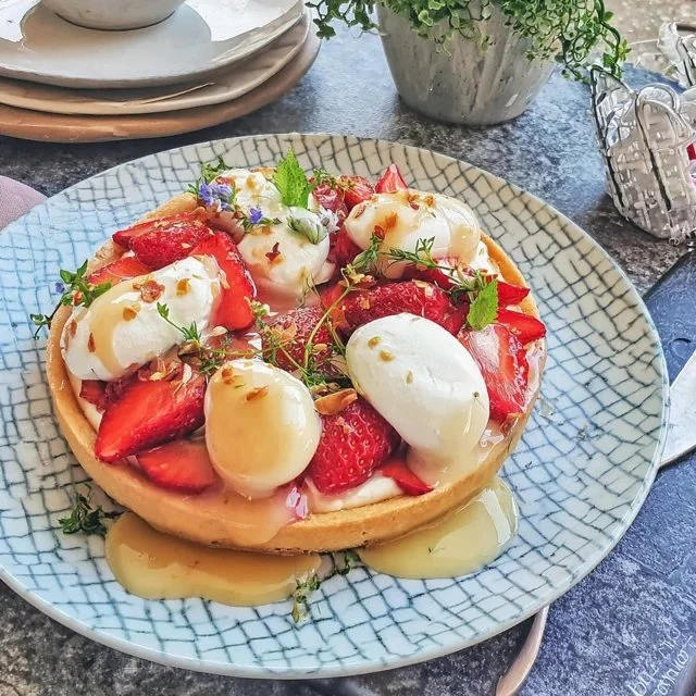 Erdbeertarte mit Vanillecreme