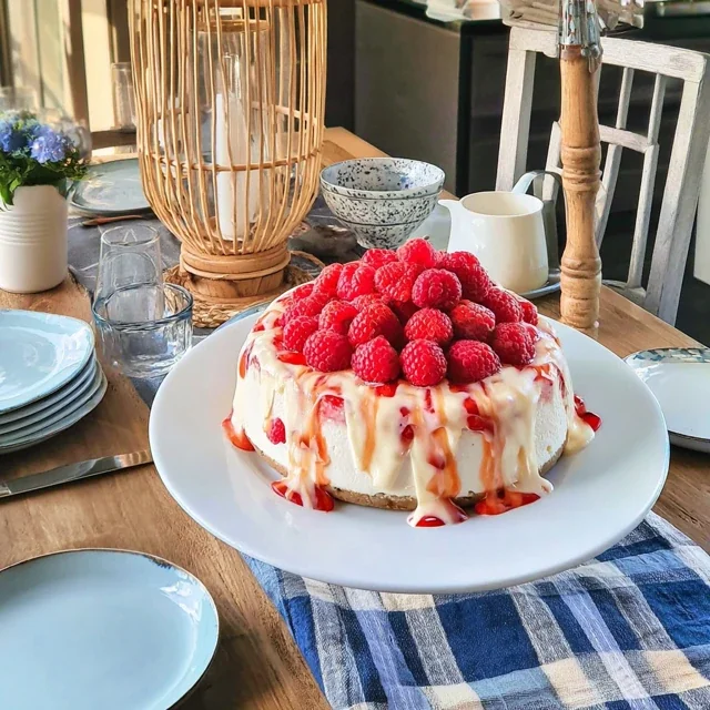 Himbeer-Cheesecake ohne Backen