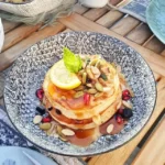 Ricotta pancakes with lemon