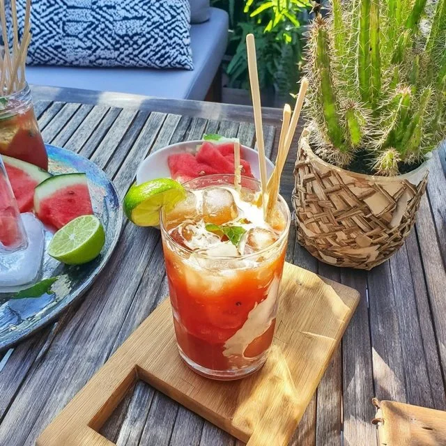 Wassermelonen-Agua-Fresca mit Limette